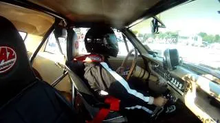 Bobby Fazio NHRA Superstock SS/L '64 Mustang In-Car side view Qualifying