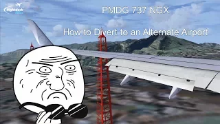 PMDG 737 Diversion Tutorial | Real 737 Pilot Tutorial