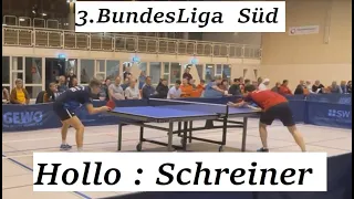 3.Bundesliga Süd | M.Hollo(2214TTR) : F.Schreiner(2204TTR)