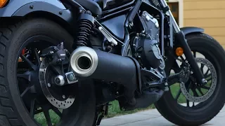 Honda Rebel 500 - Stock Exhaust Sound