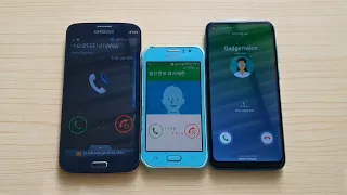 3 Samsung phone incoming call over the horizon