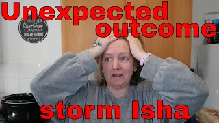 Unexpected outcome of storm Isha