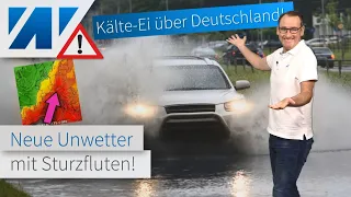 Verrückt: Zwischen 50 °C und Kälte-Ei! Neue Sturzfluten und schwere Gewitter! Hier wird es brisant.