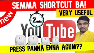 Youtube keyboard shortcuts in tamil | Simple and Useful tricks and Tips | IS IT SO