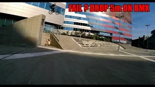 DROP 5 METERS ON BMX |360 c 13 ступеней! САМЫЙ СТРАШНЫЙ ПРЫЖОК В ЕГО ЖИЗНИ! |ТРЮКИ НА БМХ| 5m DROP