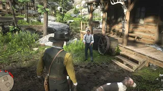 RDR2 - Arthur Meets a guy whose family was killed by Micah Bell