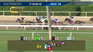 Gulfstream Park Carrera 10 - 15 de Julio 2018