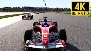 F1 2017 - (FERRARI F2004) Silverstone British Grand Prix Gameplay (PS4 Pro) 4K @ 2160p (60ᶠᵖˢ) ✔