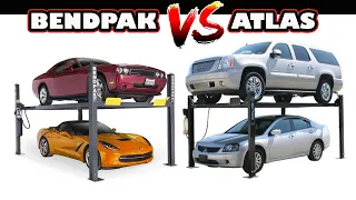 Atlas 8000 vs BendPak HD-9: Ultimate 4-Post Lift Showdown | Features, Capacity & Price Compared