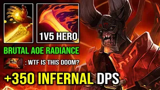 WTF +350 Infernal Blade DPS Radiance Doom Crazy Devour Midas Super Rich Hard Carry Dota 2