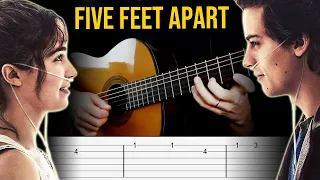 DON'T GIVE UP ON ME Guitar Tabs Tutorial (Andy Grammer / Five Feet Apart)