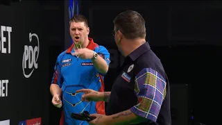 Gary Anderson and Daryl Gurney 2018 Incident