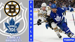NHL PLAYOFFS GAME PLAY BY PLAY: LEAFS VS BRUINS