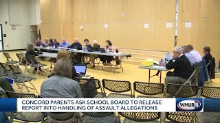 Concord parents pressure school board to release report into handling of assault allegations