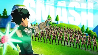 Deku VS 100 Players but he can only use SMASH