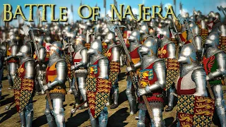 HISTORICAL BATTLE OF NAJERA | 20K + UNITS Total War Attila Cinematic Battle | Hundred Years War