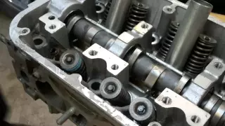 How to remove and replace valves on a cylinder head on any Honda, Acura J-SERIES Engine.