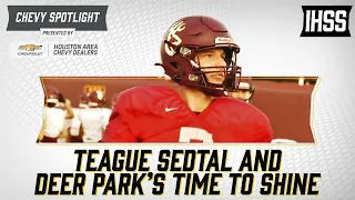 Deer Park's Teague Sedtal Waited 3 Years for His Time To Shine