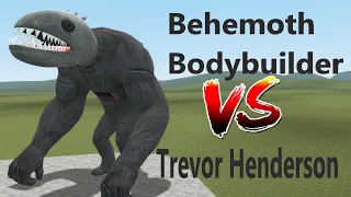 Behemoth Bodybuilder Vs Trevor Henderson Creatures | Trevor Henderson Pack - GarrysMod Sandbox