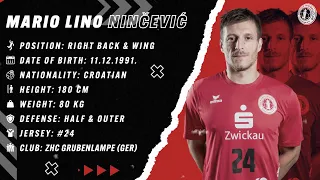 Mario Lino Nincevic | Right Back & Wing | ZHC Grubenlampe | Highlights | Handball | CV | 2023/24