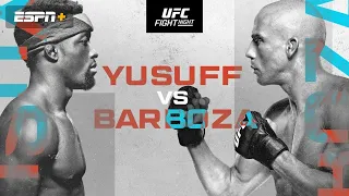 UFC VEGAS 81 LIVE YUSUFF VS BARBOZA LIVESTREAM & FULL FIGHT NIGHT COMPANION