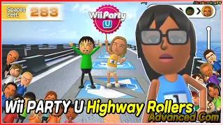 Wii Party U - Highway Rollers (Advanced Com, P1 Ai vs Hiromi vs Cheng-Han vs Alice)  | AlexGamingTV