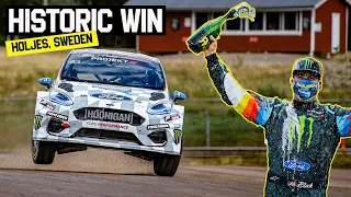 Ken Block Wins First Ever All Electric World Rallycross Race - Projekt E!