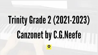 Trinity Piano Grade 2 (2021-2023) Neefe: Canzonet