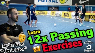 12x Passing exercises for Futsal & Soccer