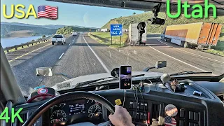 POV Truck Driving USA 4K Utah #trucking