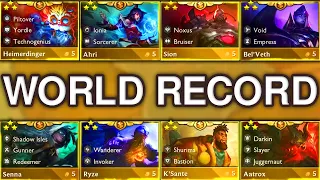 WORLD RECORD GAME ⭐⭐⭐⭐⭐⭐⭐ | TFT Set 9