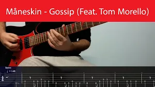 Måneskin - Gossip (Feat. Tom Morello) Guitar Cover With Tabs(Drop D)
