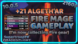 +21 Algethar Academy Fire Mage 10.0.5 Gameplay