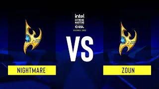 SC2 - NightMare vs Zoun - IEM Katowice 2023 - Lower Bracket