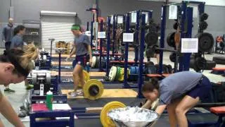 Auburn Softball 9 12 2011 Warm-up, Weights and Ropes!.wmv