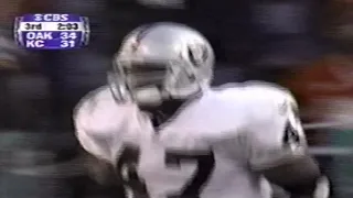 Raiders at Chiefs 1999 Tyrone Wheatley amazing run....