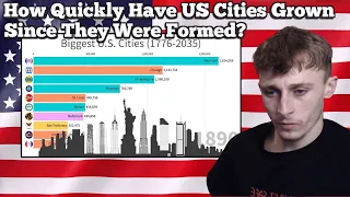 British Guy Reacts to The Biggest US Cities (1776-2035)