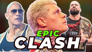 Epic clash between Roman Reigns, The Rock, and Cody Rhodes Ahead of WrestleMania 2024