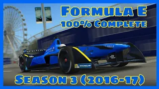 Formula E Season 3 (2016/17) 100%! | Real Racing 3 Gameplay | Motorsport Series | Renault Z.E.16