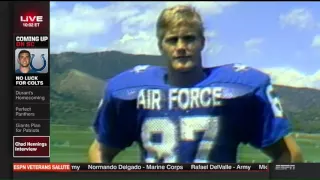 Chad Hennings on SportsCenter  - Veterans Day 2015