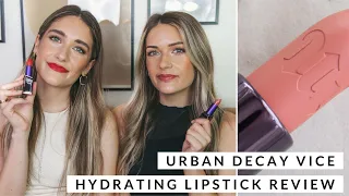 Urban Decay Vice Hydrating Lipstick Review + Swatches