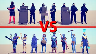 SWAT Team vs RANGED Team - Totally Accurate Battle Simulator TABS