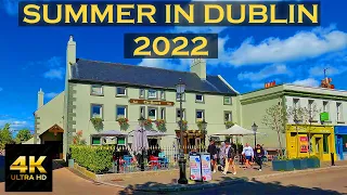 🇮🇪[4K WALK] INCREDIBLE DAY IN HISTORIC DUBLIN | DALKEY VILLAGE | IRELAND 2022 4K UHD WALKING TOUR