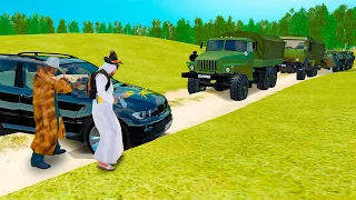 ЗАСАДА на ВОЕННЫЙ КОНВОЙ с ПАТРОНАМИ в GTA RADMIR RP