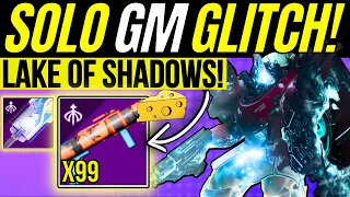 New SOLO Grandmaster Farm GLITCH! Lake Of Shadows Nightfall BOSS Cheese & DOUBLE Rewards! Destiny 2