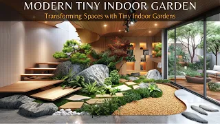 Bringing Nature Inside: Modern Aesthetics Beauty of Small Modern Style Indoor Gardens