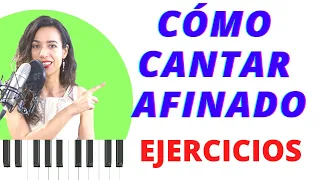 CÓMO AFINAR LA VOZ🔥 Ejercicios vocales para cantar afinado. Clases de canto desde cero Natalia Bliss