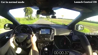 Does LAUNCH CONTROL in Ford Focus RS actually work? TEST