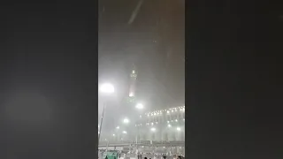 Heavy rain and thunderstorm in Makkah mukarramah 27th September 2018