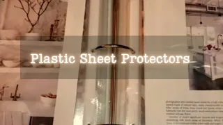 ⏰ ASMR 😌》 Over an Hour of Crinkly Plastic Sheet Protectors ▪︎ Page Turning  ▪︎ No Talking